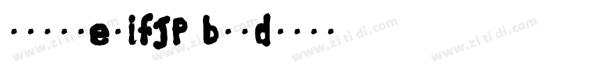 notoserifJP bold字体转换